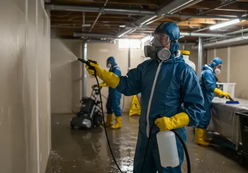 Basement Sanitization and Antimicrobial Treatment process in Port Hueneme, CA